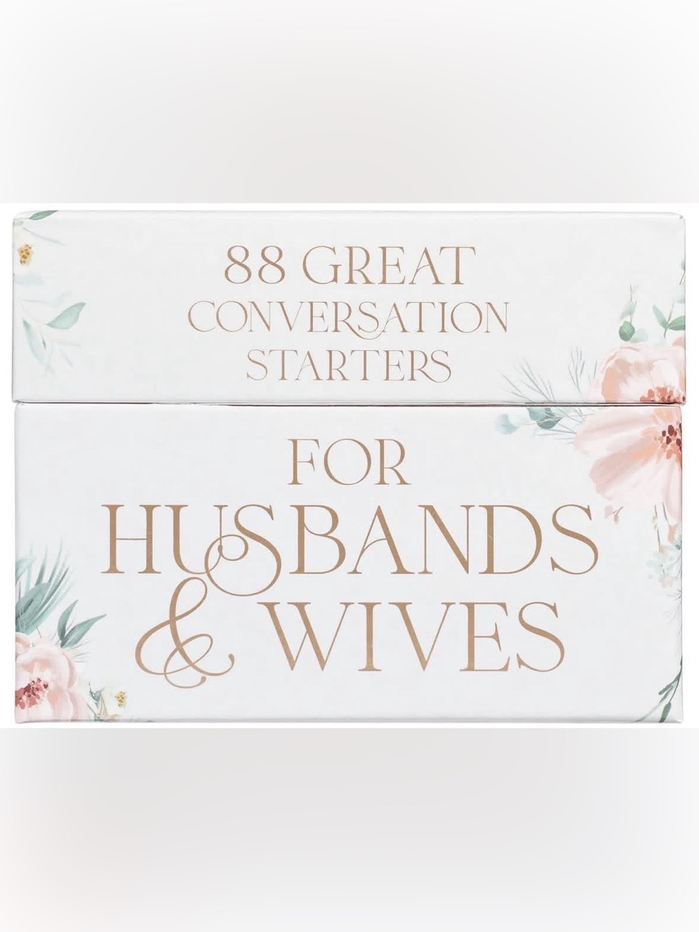 Conversation Starters for Husband & Wives - White and Gold Set